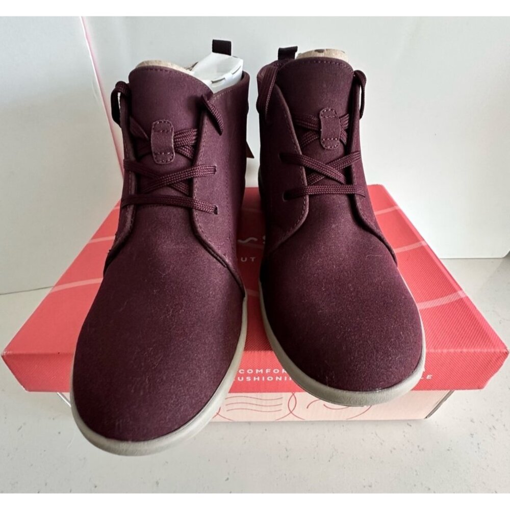 Easy Spirit Sphere3 Womens Sneakers 9M Dark Red Flexible Sole Eco-Friendly - Picture 8 of 10